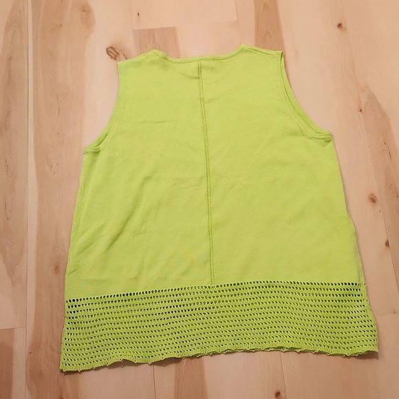 The Wendy Williams Collection Knit Sweater Tank Size Large - Picture 2 of 5